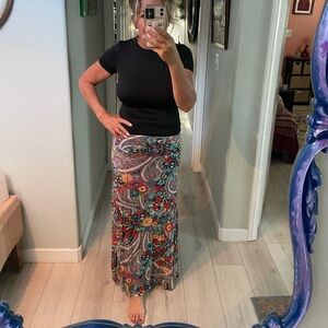 Long stretchy comfortable skirt. Gently worn